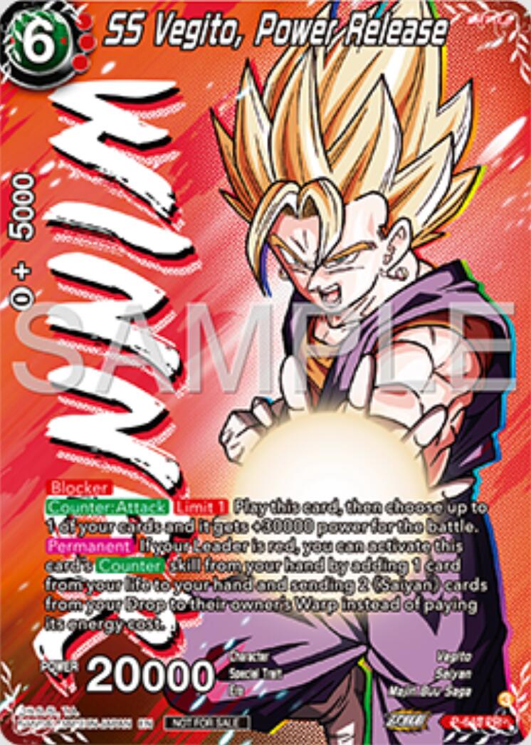 SS Vegito, Power Release (Winner) (P-643) [Tournament Promotion Cards] | Total Play