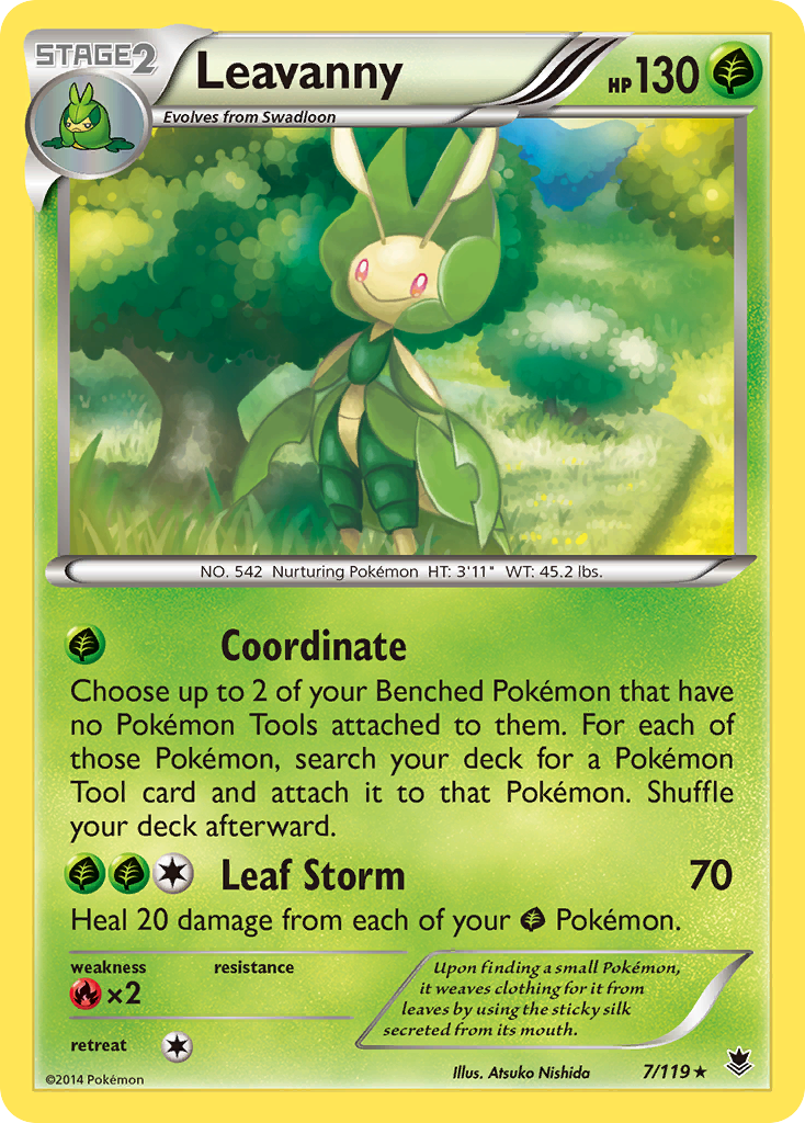 Leavanny (7/119) [XY: Phantom Forces] | Total Play
