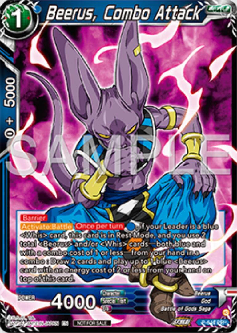 Beerus, Combo Attack (P-644) [Tournament Promotion Cards] | Total Play