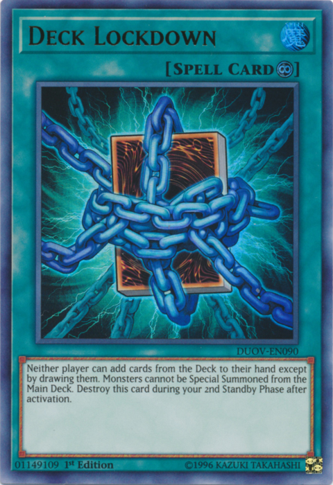 Deck Lockdown [DUOV-EN090] Ultra Rare | Total Play