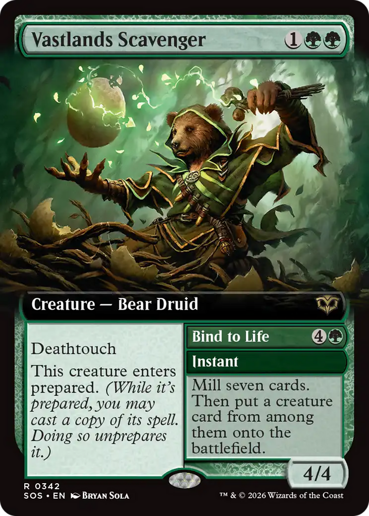 Vastlands Scavenger (Extended Art) [Secrets of Strixhaven] | Total Play