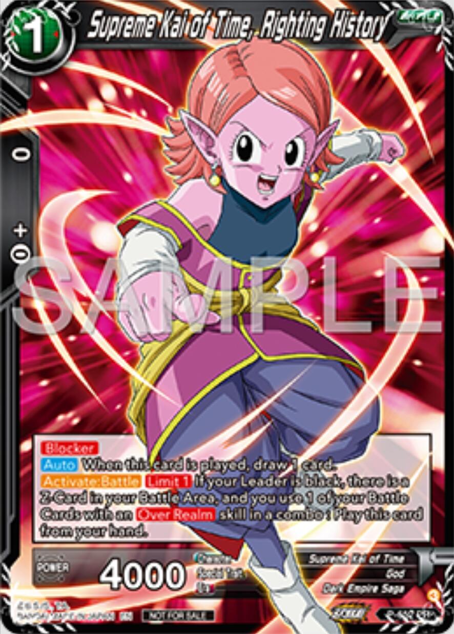 Supreme Kai of Time, Righting History (P-652) [Tournament Promotion Cards] | Total Play