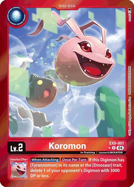 Koromon [EX8-001] (Limited Foil) [Chain of Liberation] | Total Play