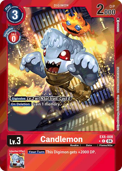 Candlemon [EX8-008] (Limited Foil) [Chain of Liberation] | Total Play