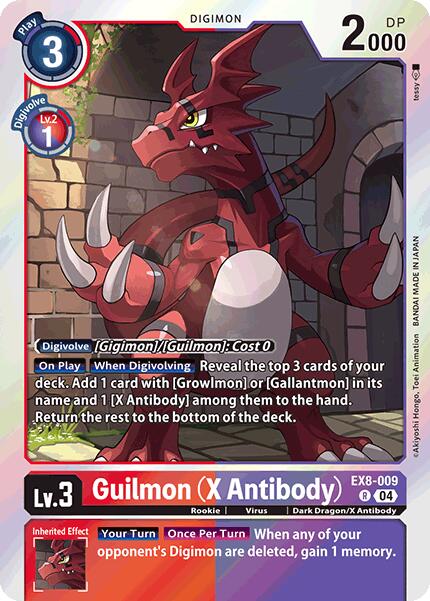 Guilmon (X Antibody) [EX8-009] [Chain of Liberation] | Total Play