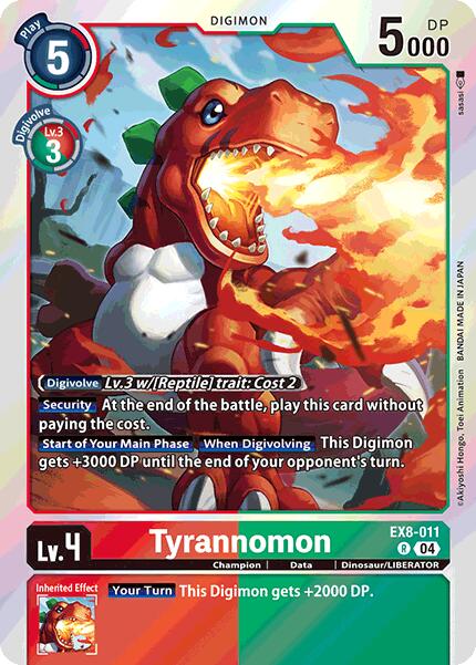 Tyrannomon [EX8-011] [Chain of Liberation] | Total Play