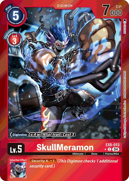 SkullMeramon [EX8-013] (Limited Foil) [Chain of Liberation] | Total Play