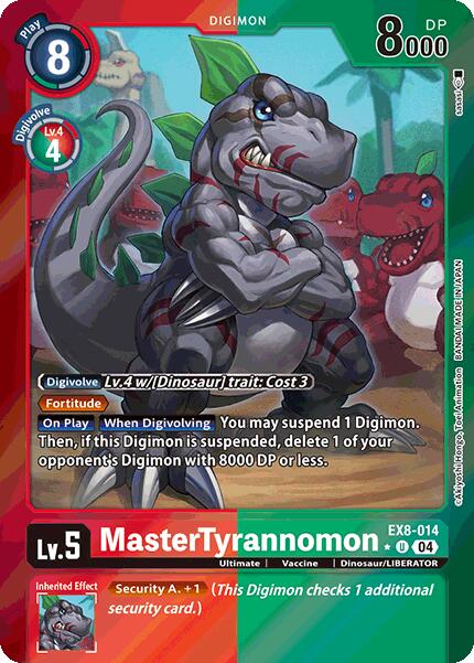 MasterTyrannomon [EX8-014] (Limited Foil) [Chain of Liberation] | Total Play