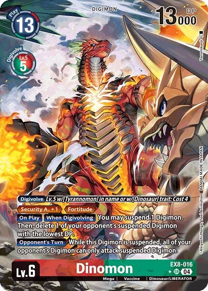 Dinomon [EX8-016] (Alternate Art) [Chain of Liberation] | Total Play