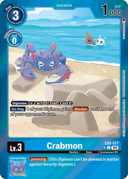 Crabmon [EX8-017] (Limited Foil) [Chain of Liberation] | Total Play