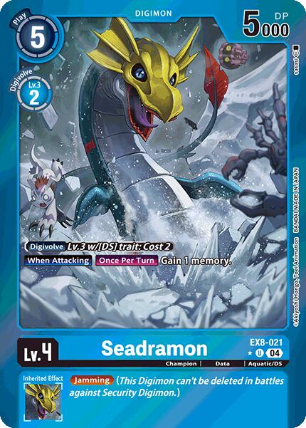 Seadramon [EX8-021] (Limited Foil) [Chain of Liberation] | Total Play