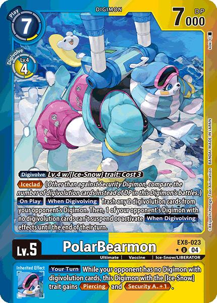 PolarBearmon [EX8-023] (Limited Foil) [Chain of Liberation] | Total Play