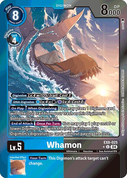 Whamon [EX8-025] (Limited Foil) [Chain of Liberation] | Total Play