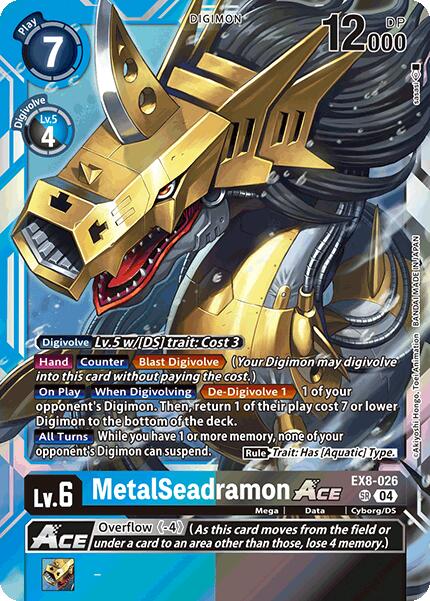 MetalSeadramon ACE [EX8-026] [Chain of Liberation] | Total Play