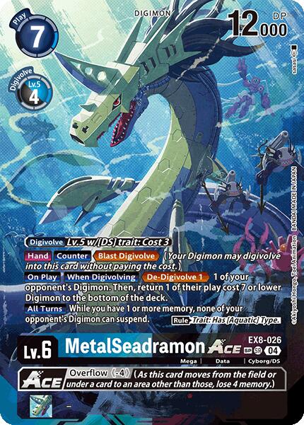 MetalSeadramon ACE [EX8-026] (Textured) [Chain of Liberation] | Total Play