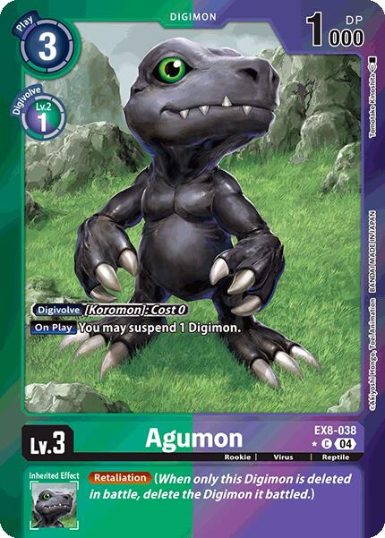 Agumon [EX8-038] - EX8-038 (Limited Foil) [Chain of Liberation] | Total Play