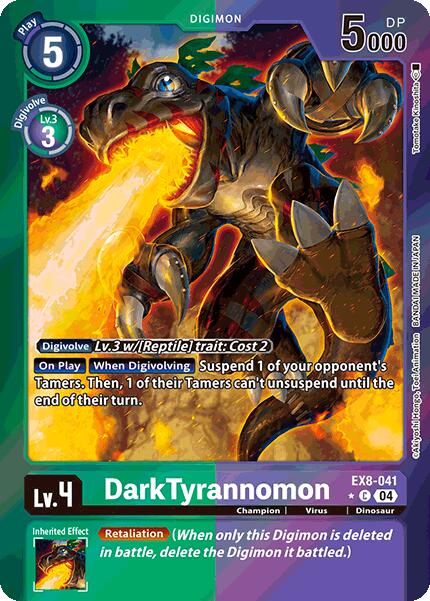 DarkTyrannomon [EX8-041] (Limited Foil) [Chain of Liberation] | Total Play