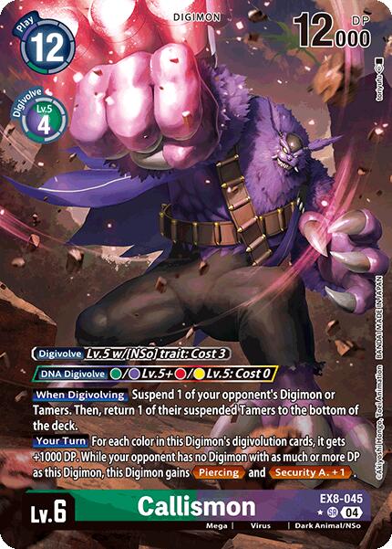 Callismon [EX8-045] (Alternate Art) [Chain of Liberation] | Total Play