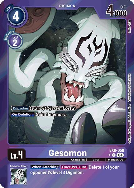 Gesomon [EX8-058] (Limited Foil) [Chain of Liberation] | Total Play