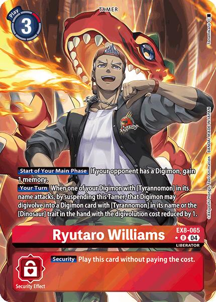 Ryutaro Williams [EX8-065] (Alternate Art) [Chain of Liberation] | Total Play