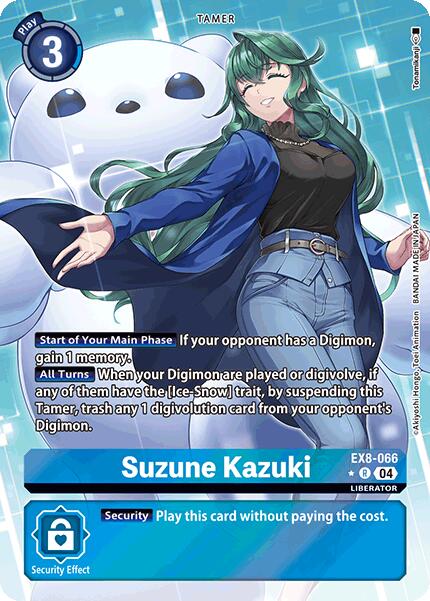 Suzune Kazuki [EX8-066] (Alternate Art) [Chain of Liberation] | Total Play