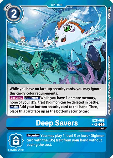 Deep Savers [EX8-068] (Limited Foil) [Chain of Liberation] | Total Play