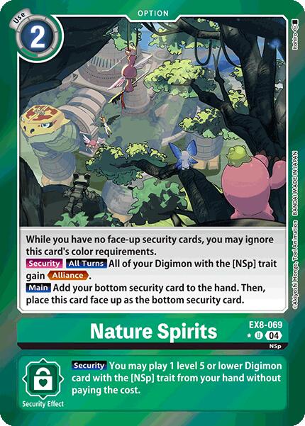 Nature Spirits [EX8-069] (Limited Foil) [Chain of Liberation] | Total Play