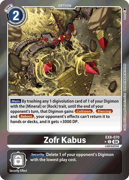 Zofr Kabus [EX8-070] (Limited Foil) [Chain of Liberation] | Total Play