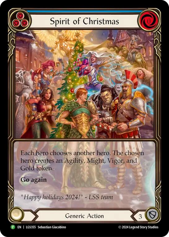 Spirit of Christmas (Cold Foil) [LGS355] (Promo)  Cold Foil | Total Play
