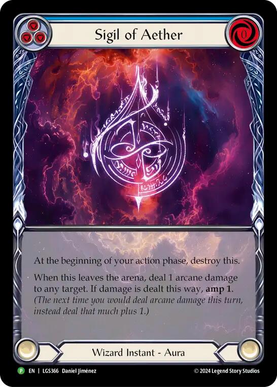 Sigil of Aether (Rainbow Foil) [LGS366] (Promo)  Rainbow Foil | Total Play