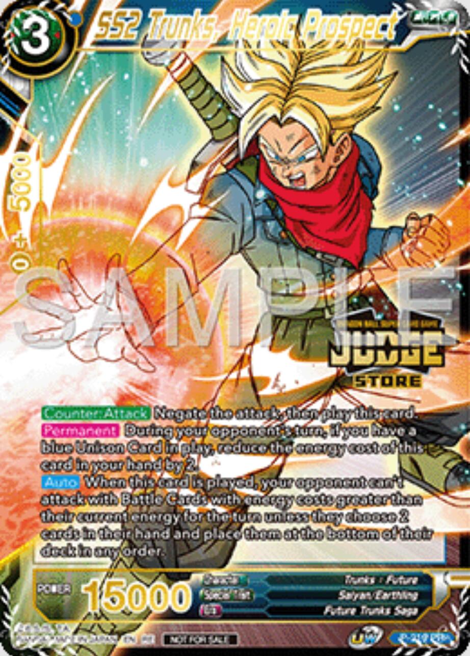 SS2 Trunks, Heroic Prospect (Judge Pack Vol.16) (Store) (P-219) [Judge Promotion Cards] | Total Play