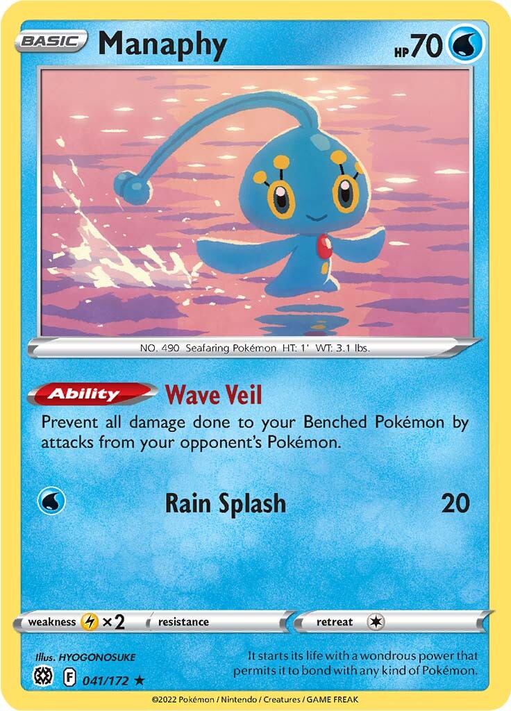 Manaphy (041/172) [Sword & Shield: Brilliant Stars] | Total Play