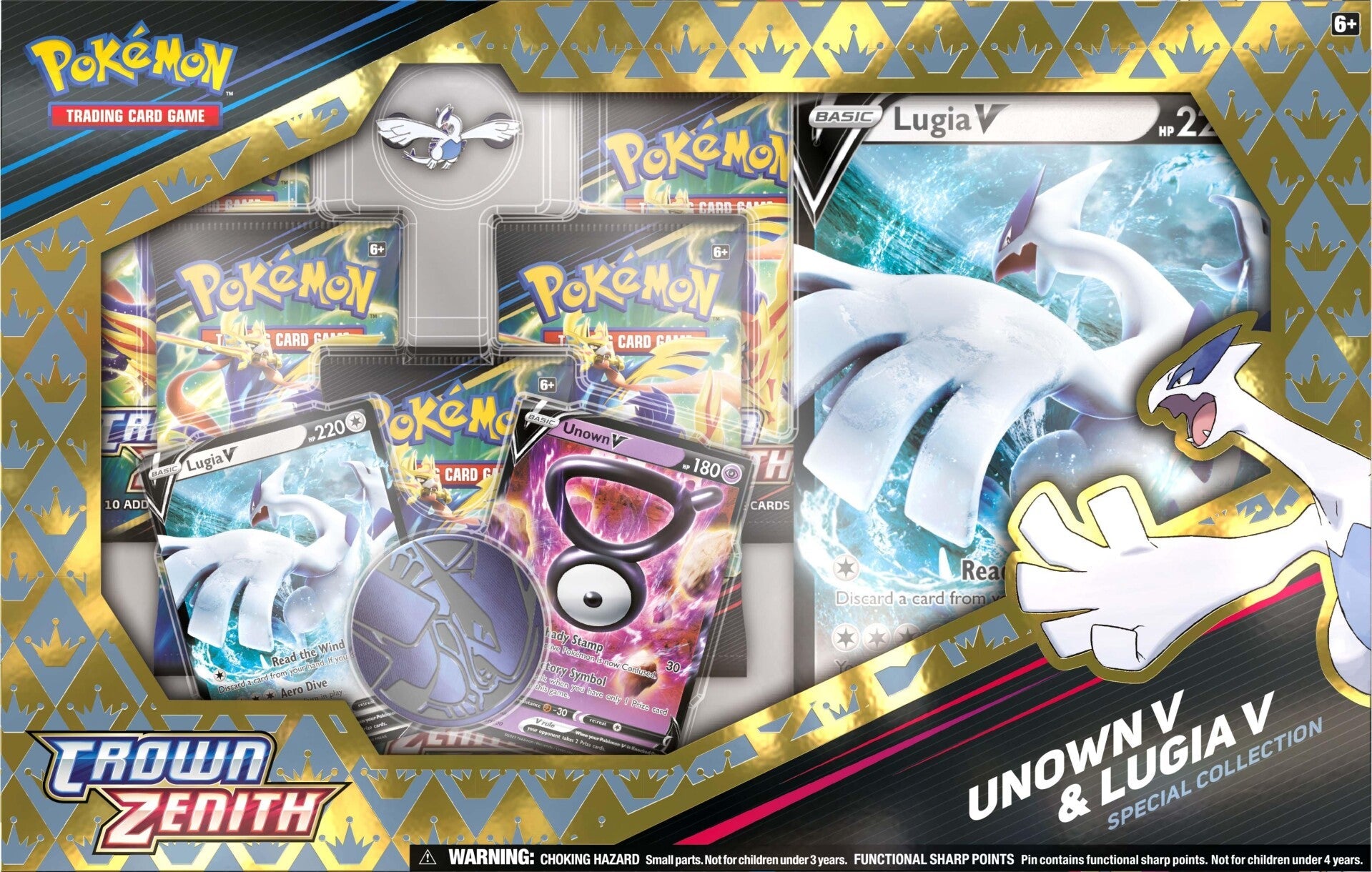 Sword & Shield: Crown Zenith - Special Collection (Unown V & Lugia V) | Total Play