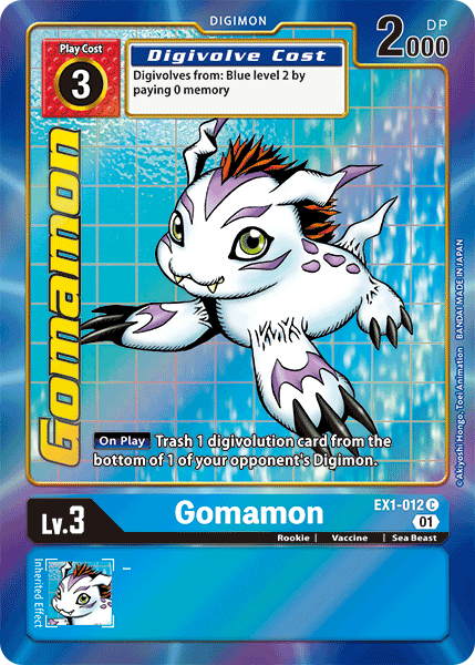 Gomamon [EX1-012] (Alternate Art) [Classic Collection] | Total Play