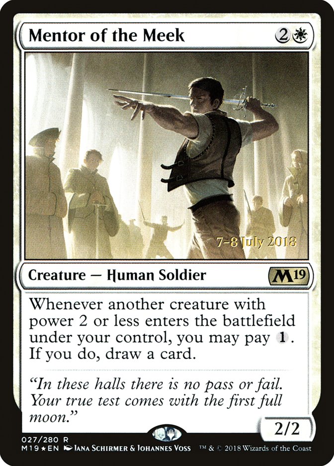 Mentor of the Meek [Core Set 2019 Prerelease Promos] | Total Play