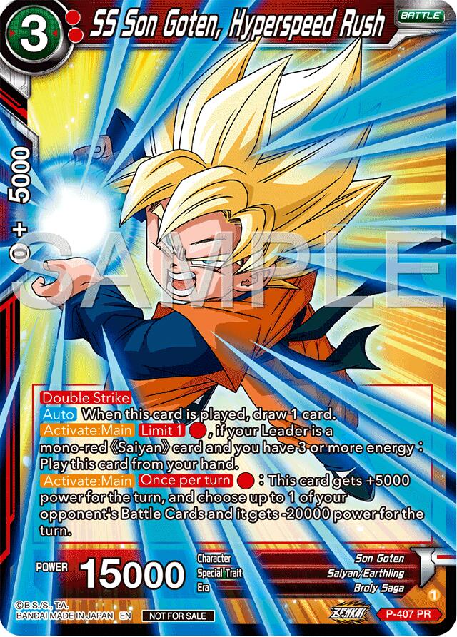 SS Son Goten, Hyperspeed Rush (Championship 2024 Finals Pack) (P-407) [Tournament Promotion Cards] | Total Play