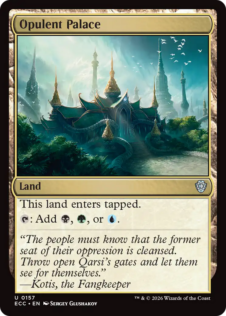 Opulent Palace [Lorwyn Eclipsed Commander] | Total Play