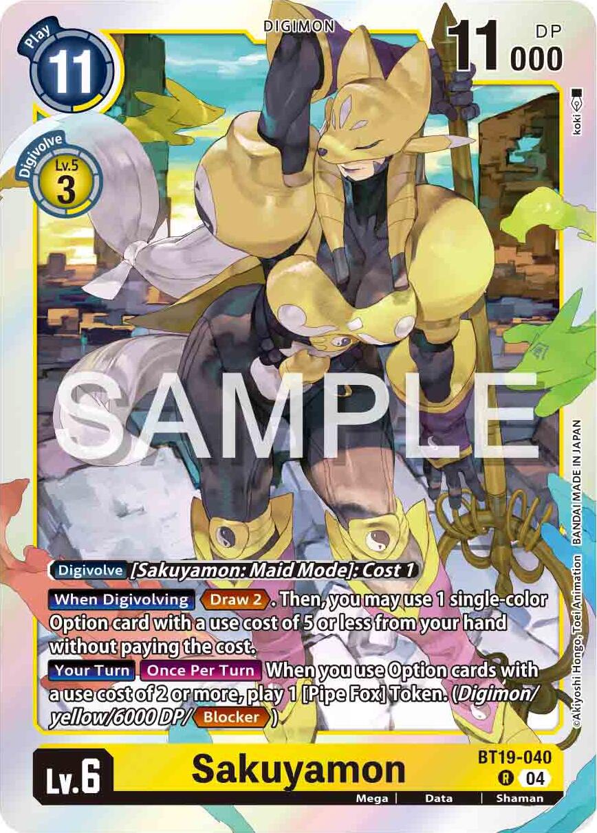 Sakuyamon [BT19-040] [Release Special Booster Ver.2.0] | Total Play