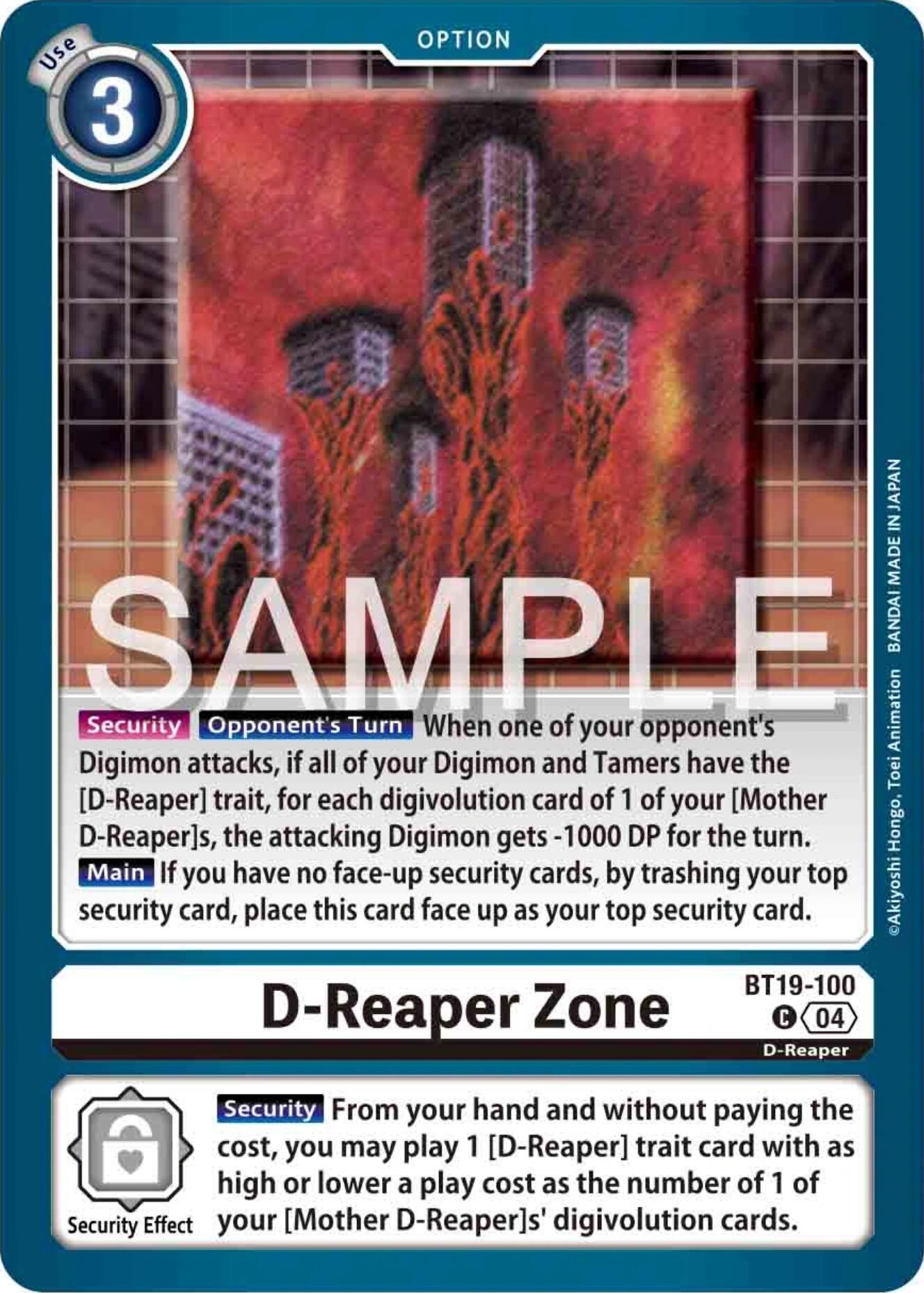 D-Reaper Zone [BT19-100] [Release Special Booster Ver.2.0] | Total Play