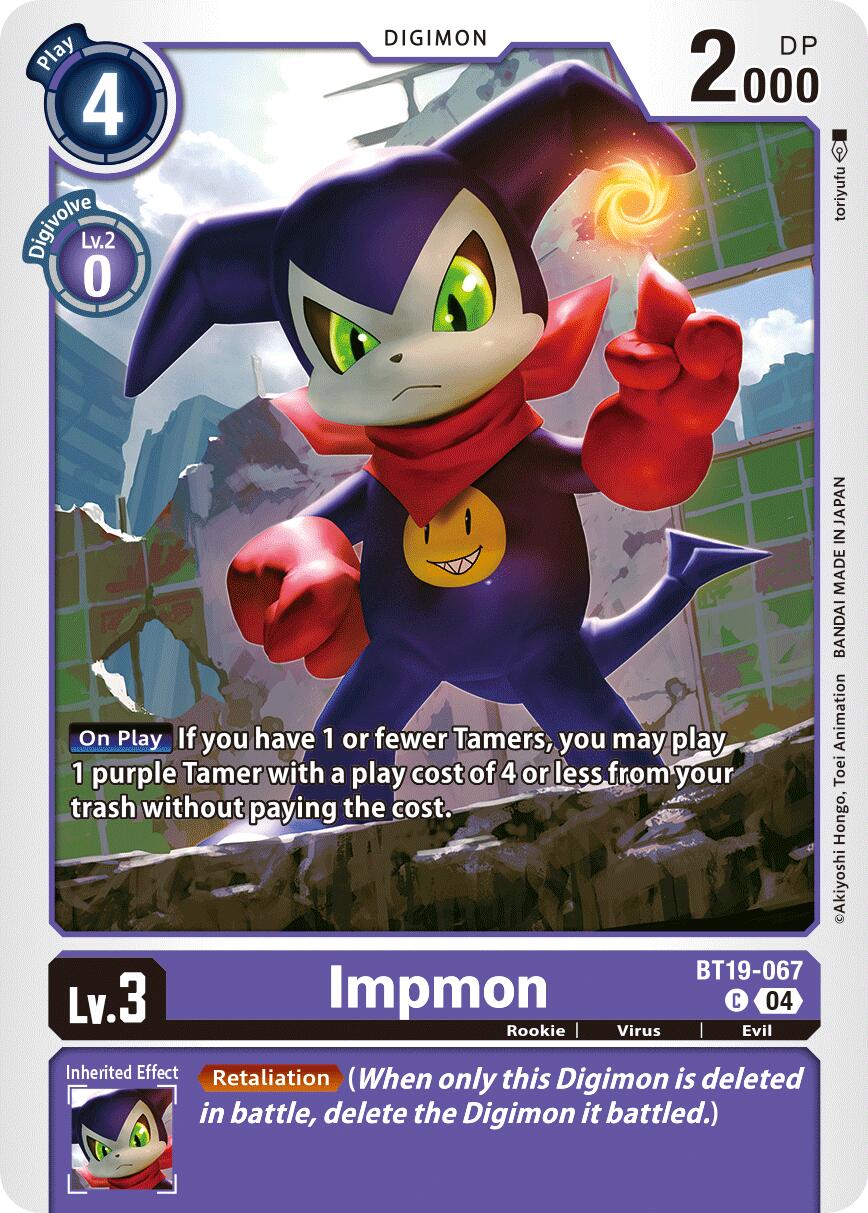 Impmon [BT19-067] [Release Special Booster Ver.2.5] | Total Play