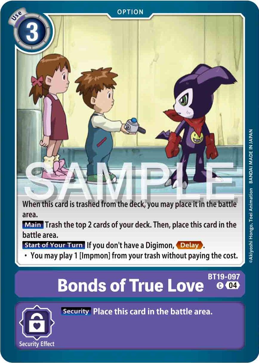 Bonds of True Love [BT19-097] [Release Special Booster Ver.2.0] | Total Play