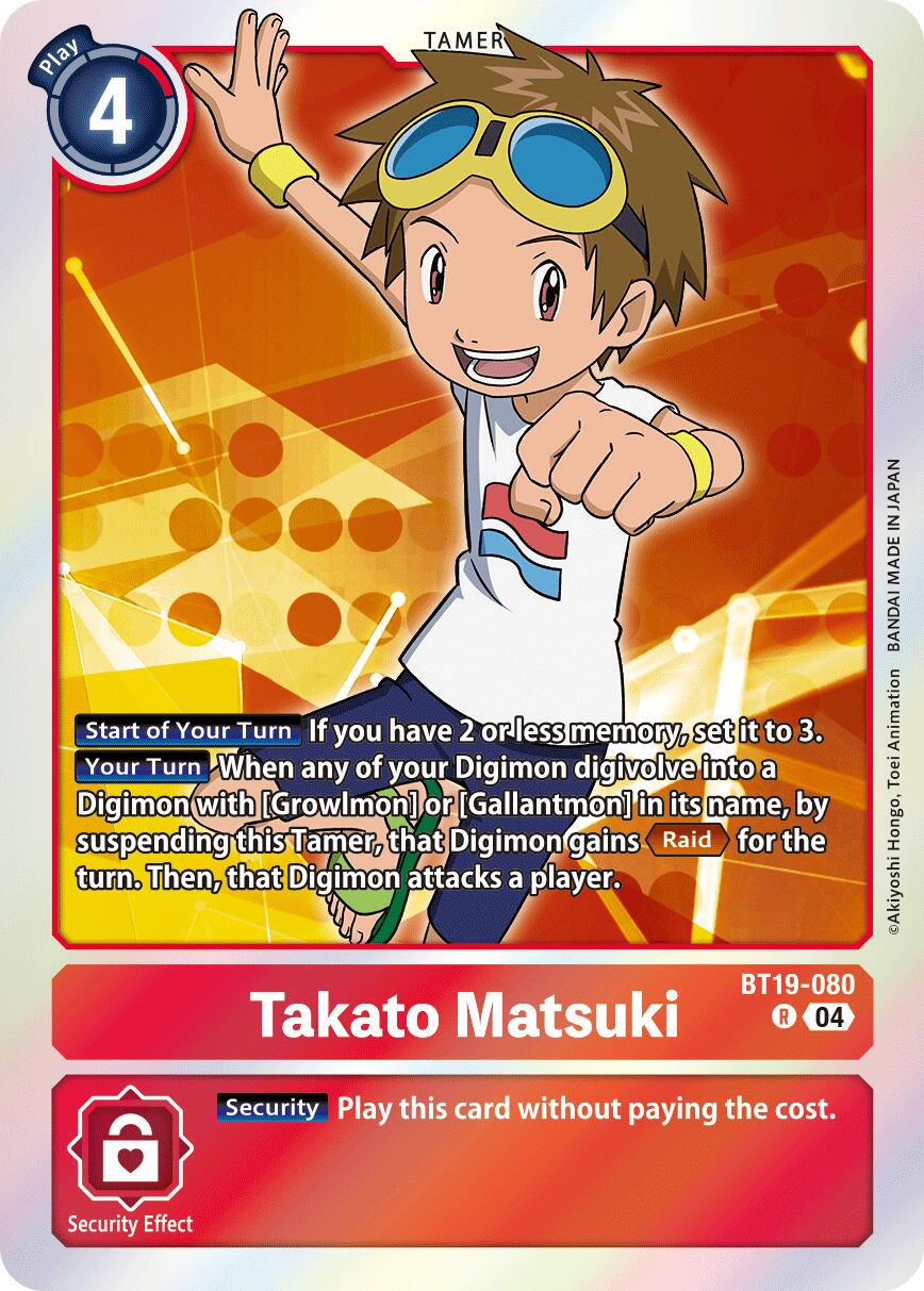 Takato Matsuki [BT19-080] [Release Special Booster Ver.2.5] | Total Play