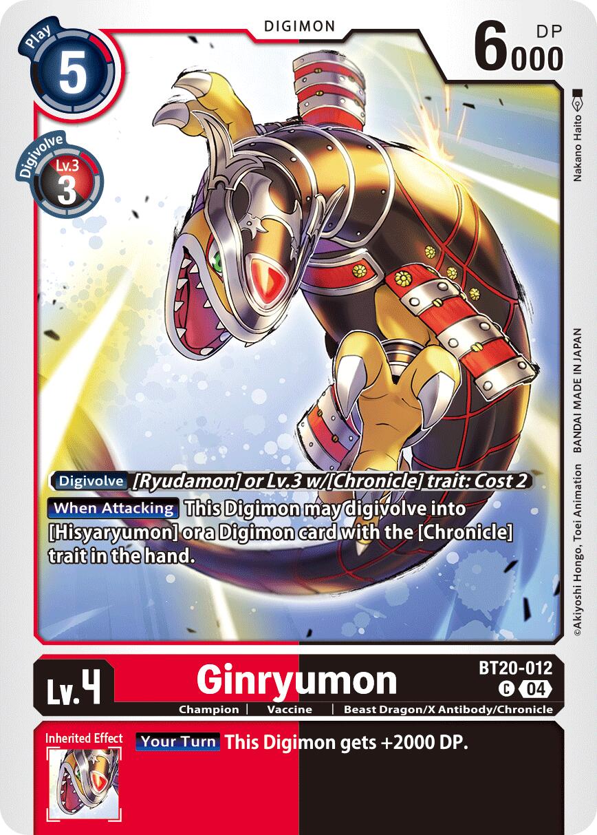 Ginryumon [BT20-012] [Release Special Booster Ver.2.5] | Total Play