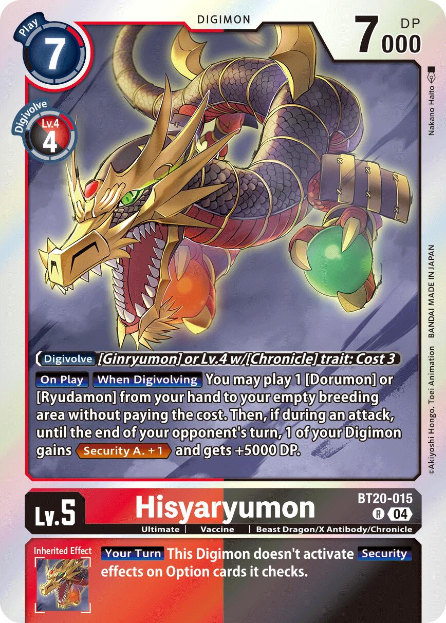 Hisyaryumon [BT20-015] [Release Special Booster Ver.2.5] | Total Play