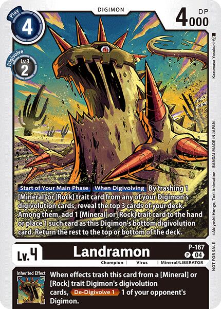 Landramon [P-167] (Store Tournament 2025 Vo.1 Participation Pack) [Promotional Cards] | Total Play