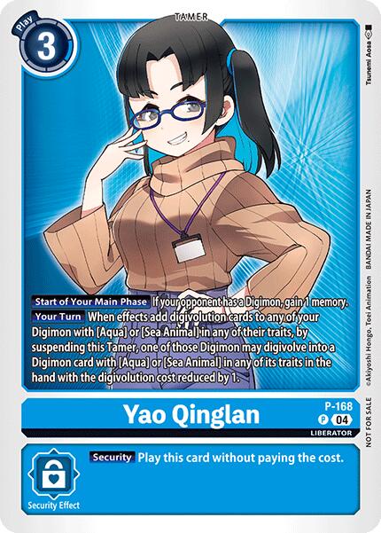 Yao Qinglan [P-168] (Store Tournament 2025 Vo.1 Participation Pack) [Promotional Cards] | Total Play