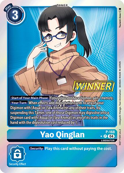 Yao Qinglan [P-168] (Store Tournament 2025 Vo.1 Winner Pack) [Promotional Cards] | Total Play