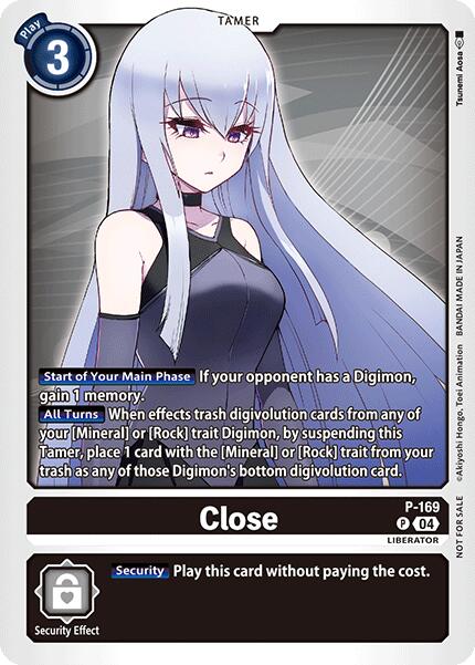 Close [P-169] (Store Tournament 2025 Vo.1 Participation Pack) [Promotional Cards] | Total Play