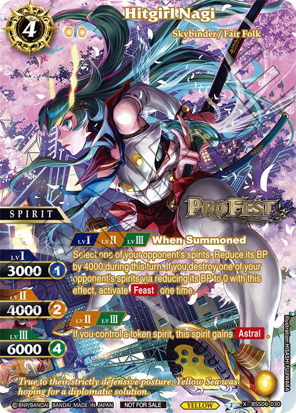 Hitgirl Nagi (Pro Fest Champion Card Vol. 2) (BSS06-030) [Battle Spirits Saga Promo Cards] | Total Play