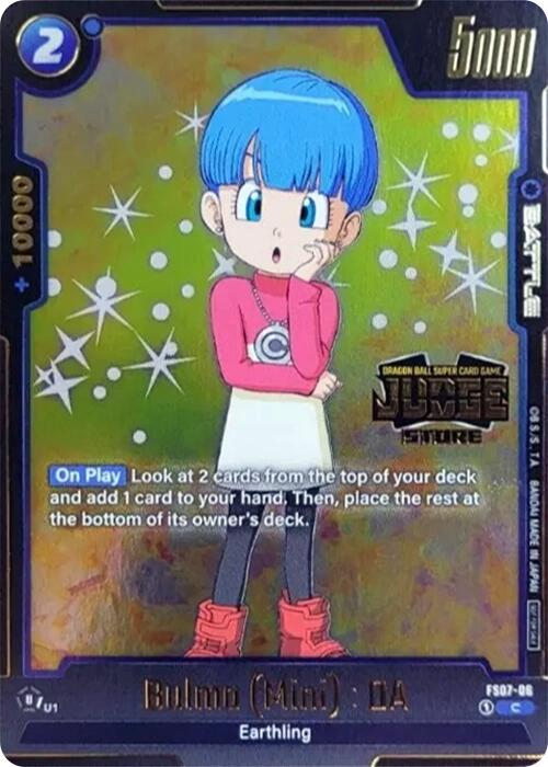 Bulma (Mini) : DA (Judge Pack (Store Judge) 03) [Fusion World Tournament Cards] | Total Play